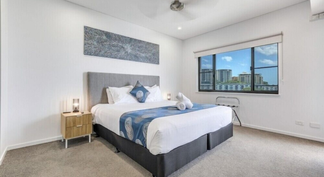 Апартаменты с 2 комнатами с видом на залив Darwin Waterfront Short Stay Apartments