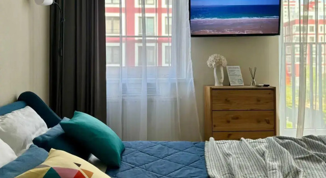 MoonRoom 72 Apartment on Gazovikov Street 44-3, Book Apartment Hotels in Tyumen Region with Parking, Parking