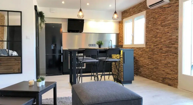 Апартаменты c 1 комнатой Confort et Décoration Soignée à Carqueiranne