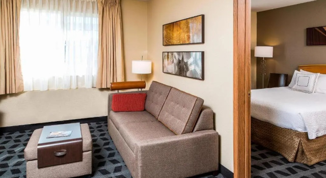 Двухместный люкс c 1 комнатой TownePlace Suites by Marriott Anaheim Maingate Near Angel Stadium