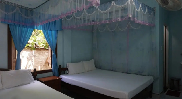 Номер Standard с балконом и с красивым видом из окна Bai Huong homestay