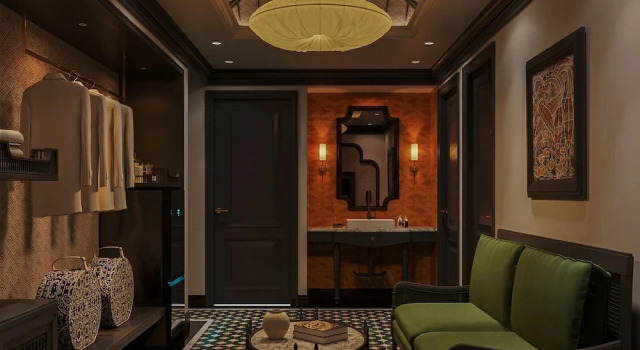 Семейный номер Standard с 2 комнатами с балконом и с частичным видом LHeritage Riverside Hoi An