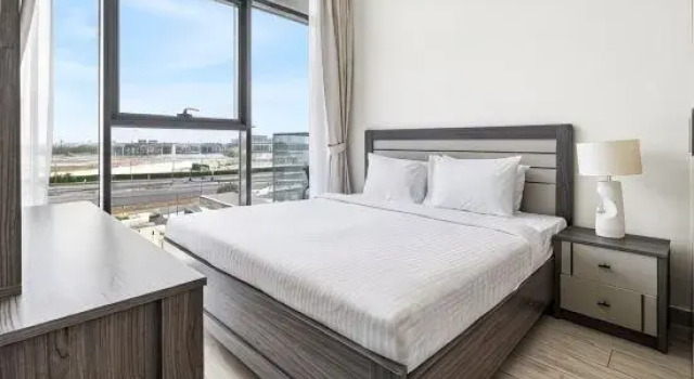 Люкс Cozy 1BR w/ Balcony Views Azizi Riviera, Meydan
