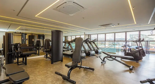 Апартаменты Flat c Piscina e Academia na Ch Cara Klabin