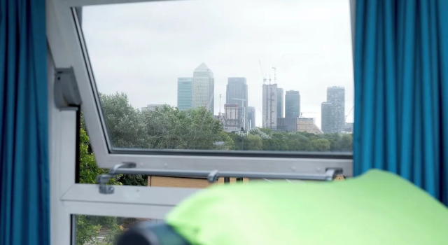 Кровать в общем номере YHA London Thameside