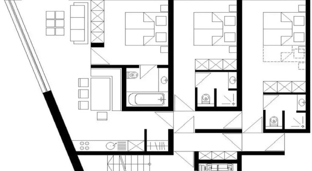 Апартаменты с 3 комнатами abitare chalets