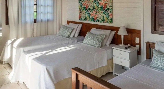 Трёхместный номер Superior Hotel Tibau Lagoa