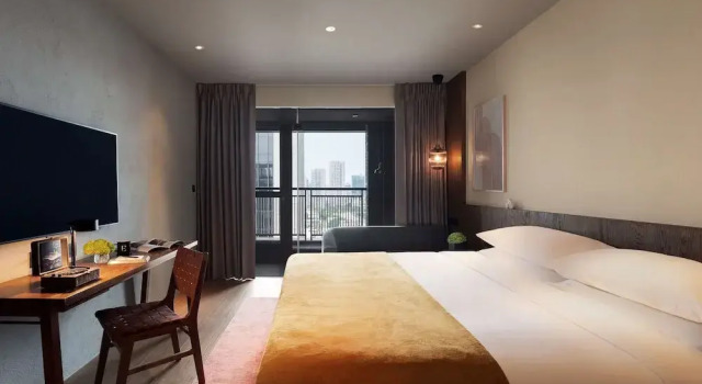 Двухместный номер Deluxe с балконом HYATT - EPISODE Daan Taipei, jdv by Hyatt
