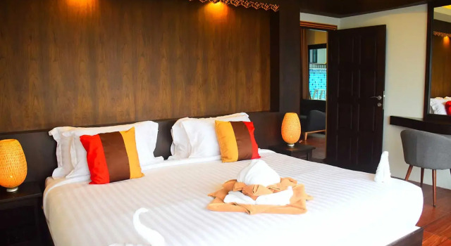 Номер Standard с 2 комнатами рядом с пляжем Simple Life Cliff View Resort