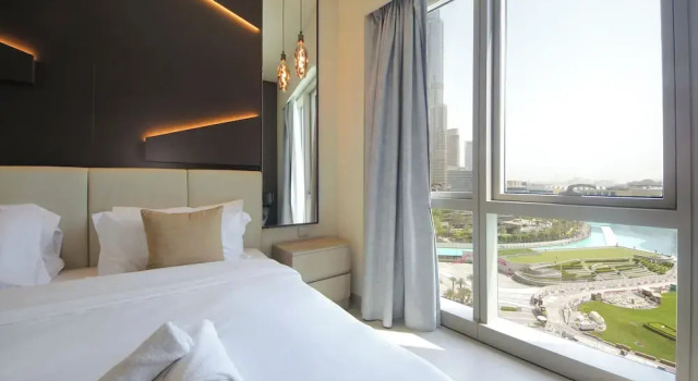 3BHK Sea View Near Palm Jumeirah Avani, Забронировать Апарт-отель Джумейра , рядом с Дубайский аквариум