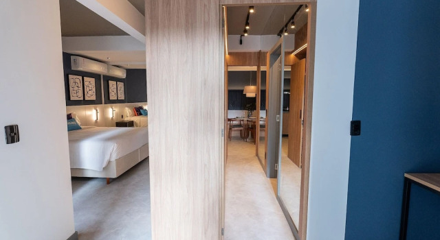 Апартаменты Classic Xtay Oslo Florianópolis -Estúdio residencial a 5 min do Centro, Próximo de Epic School e Centro Executivo Atlantis