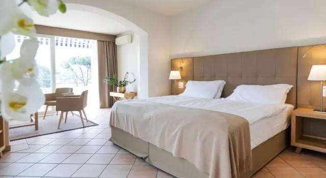 Двухместный номер Deluxe с балконом Parkhotel Delta, Wellbeing Resort