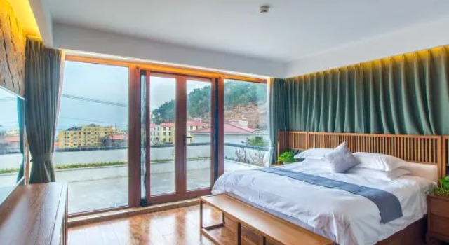 Номер Standard Yu Shangshan Spa and Wellness Vacation Homestay (Laoshan Scenic Area Liuqing River Beach Branch)tay