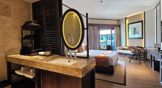 Deluxe Doppel Zimmer mit Balkon The Singhasari Resort Batu