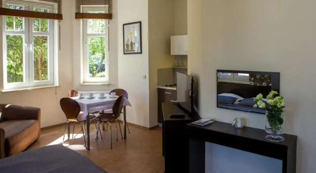 Четырёхместный номер Standard Villa Aronia pokoje z aneksem kuchennym , parking bezpłatny
