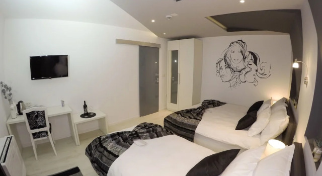 Трёхместный номер Deluxe с видом на город Rooms Villa Downtown