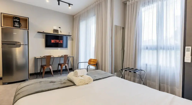 Апартаменты Comfort Studios Vila Madalena com Ar condicionado | Delfhy
