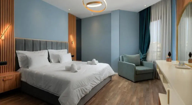 Двухместный номер Standard с частичным видом на море Hotel Brilant Saranda