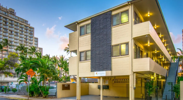 Кровать в общем номере Stay Condominiums Waikiki