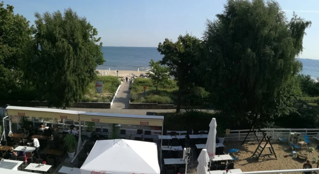 Двухместный номер Comfort с балконом и с видом на море Hotel Pomarańczowa Plaża