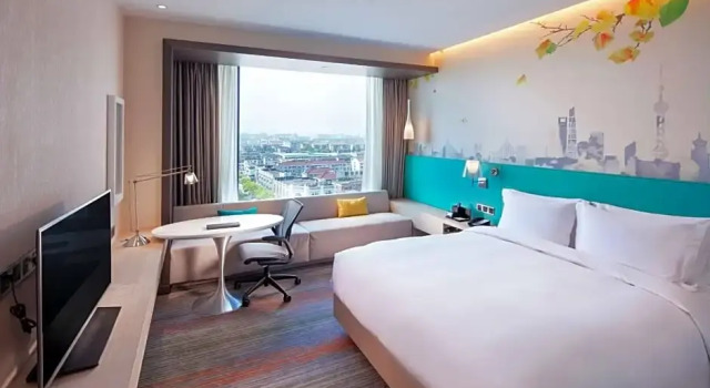 Двухместный номер Guest Hilton Garden Inn Shanghai Hongqiao NECC