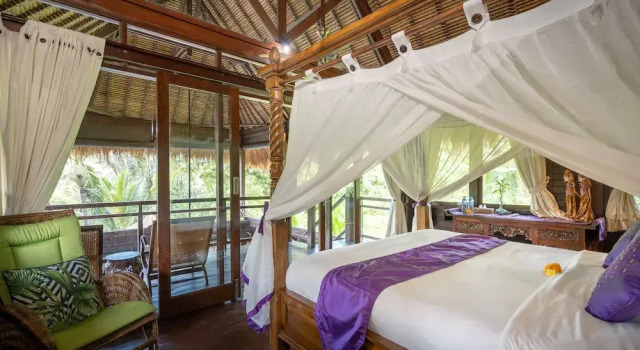 Семейная вилла с 2 комнатами с балконом Kupu Kupu Private Villa