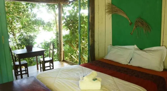 Бунгало с видом на море Cabanas Sabia