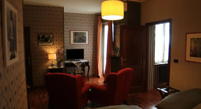 Семейный люкс с 2 комнатами с балконом и с красивым видом из окна Felicin - Ristorante Albergo "Dimora Storica"