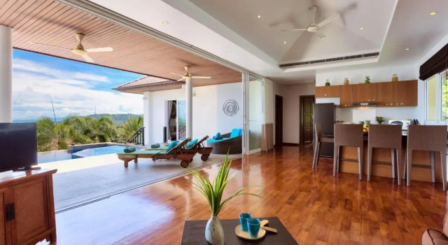 Вилла с 3 комнатами с видом на море Villa Baan Saitara