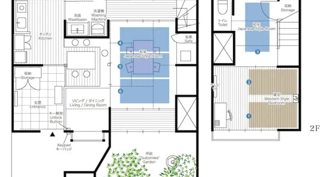 Коттедж с 3 комнатами с видом на сад Momohana an Machiya House