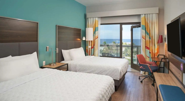 Номер Standard с видом на океан Tru By Hilton Pompano Beach Pier