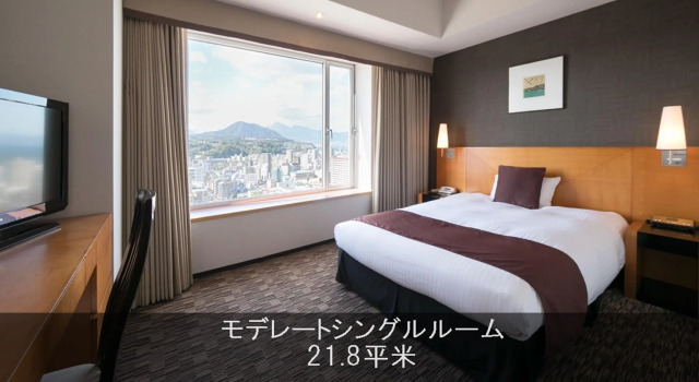 Одноместный номер Standard Hotel Nikko Oita Oasis Tower