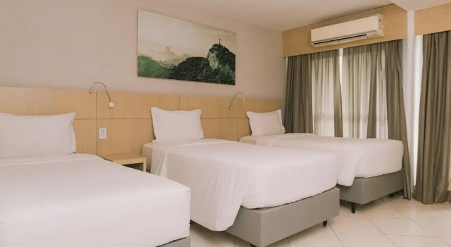 Трёхместный номер Superior с балконом Quality Rio de Janeiro - Barra da Tijuca