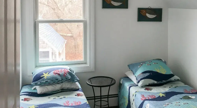 Coastal Charmer W/ Lovely Bay Views & Porch 3 Bedroom Home