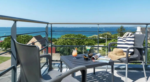 Двухместный номер Standard с видом на город Thalasso Concarneau Spa Marin Resort