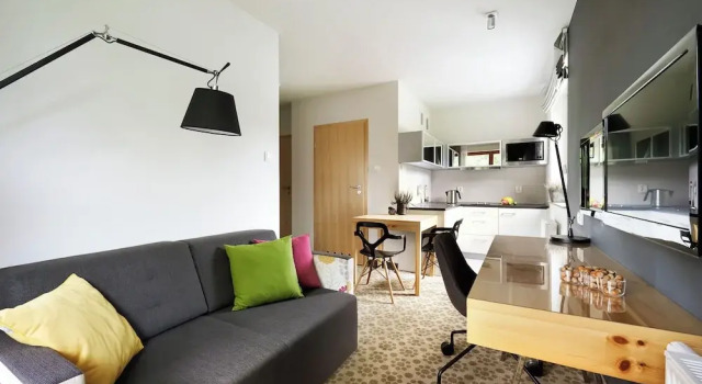 Апартаменты c 1 комнатой с балконом Aparthotel Cristal Resort Szklarska Poręba by Zdrojowa