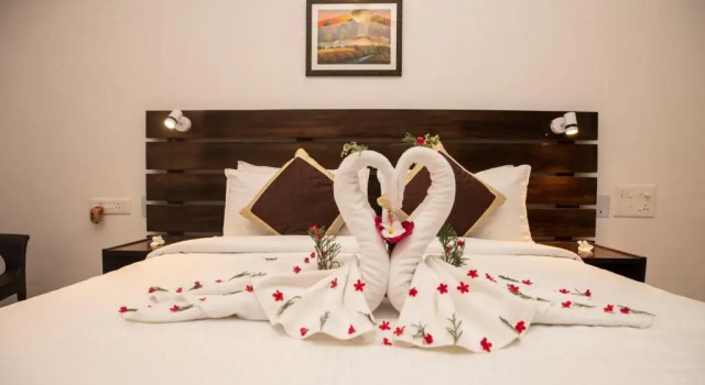 Двухместный номер Deluxe с балконом The Woodside Inn