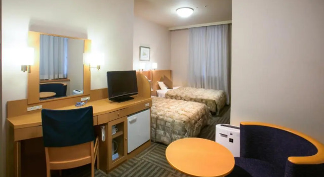 Двухместный номер Superior с красивым видом из окна Yamagata Eki Nishiguchi Washington Hotel