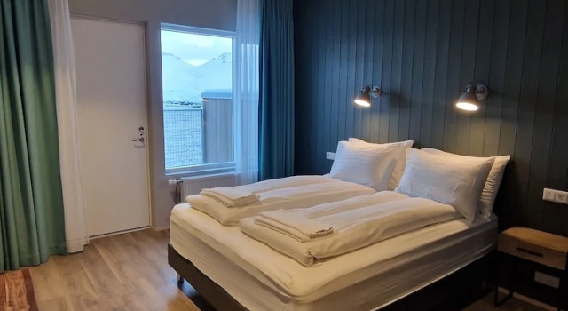 Deluxe Dvoulůžkový s manželskou postelí pokoj s balkonem Blabjorg Guesthouse