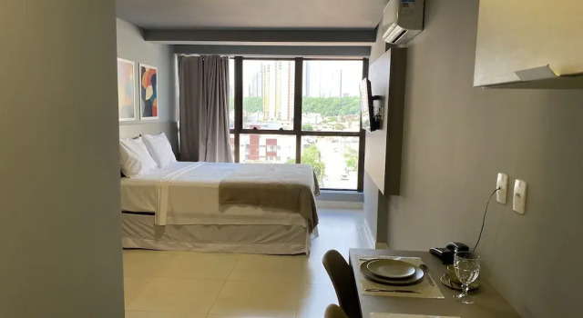 Bela Hospedagem - Gold Flat Manaira, Забронировать Апартаменты/квартира Апартаменты Manaira, рядом с Пляж Manaira, Апартаменты/квартира