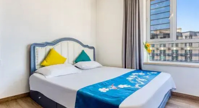 Номер Economy Yingkou wanke happy multi Sea View Apartment