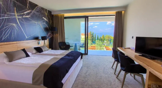 Двухместный номер Superior с балконом и с частичным видом на море Hotel Villa Margaret