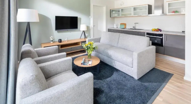 Апартаменты с балконом Apartmenthaus B3