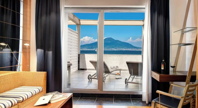 Двухместный номер Terrace Deluxe с видом на море Towers Hotel Stabiae Sorrento Coast