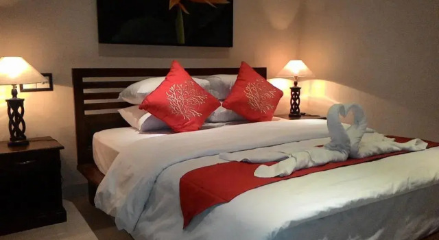Двухместный номер Deluxe с красивым видом из окна Segara Wangi Beach Cottages