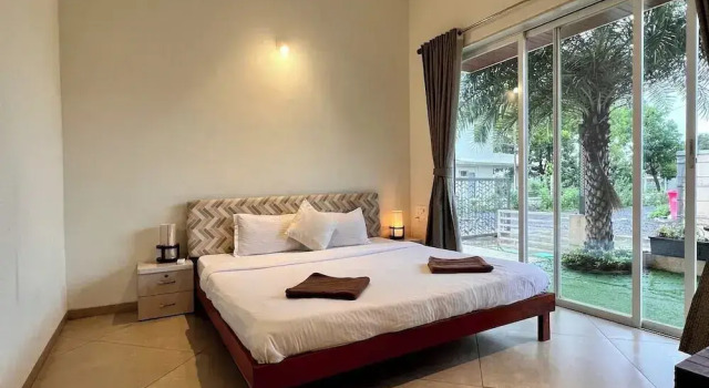 Вилла Luxury The White casa villa 4 bhk pvt swimming pool lawn