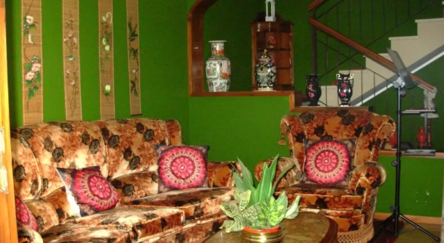 Кровать в общем номере Room-your Holidays on Lake Garda at Comp