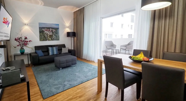 Люкс Deluxe с балконом Apparthotel Rivers Passau