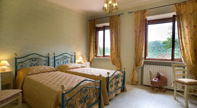Апартаменты с красивым видом из окна Agriturismo Podere Poggio Ai Cieli