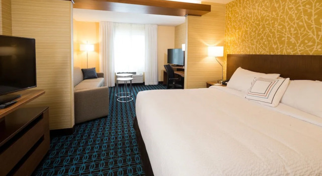 Двухместный люкс Fairfield Inn & Suites by Marriott Detroit Chesterfield